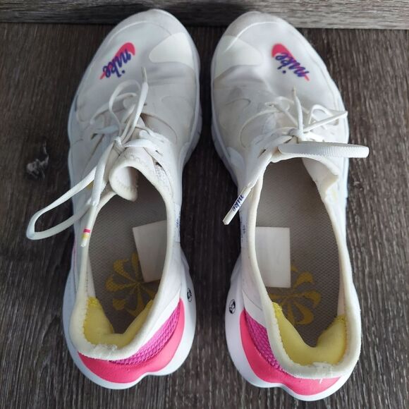 Nike Free RN 5.0 Laser Fuchsia Womens 7 Athletic Shoe Sneakers CI1289-100 - Picture 6 of 9